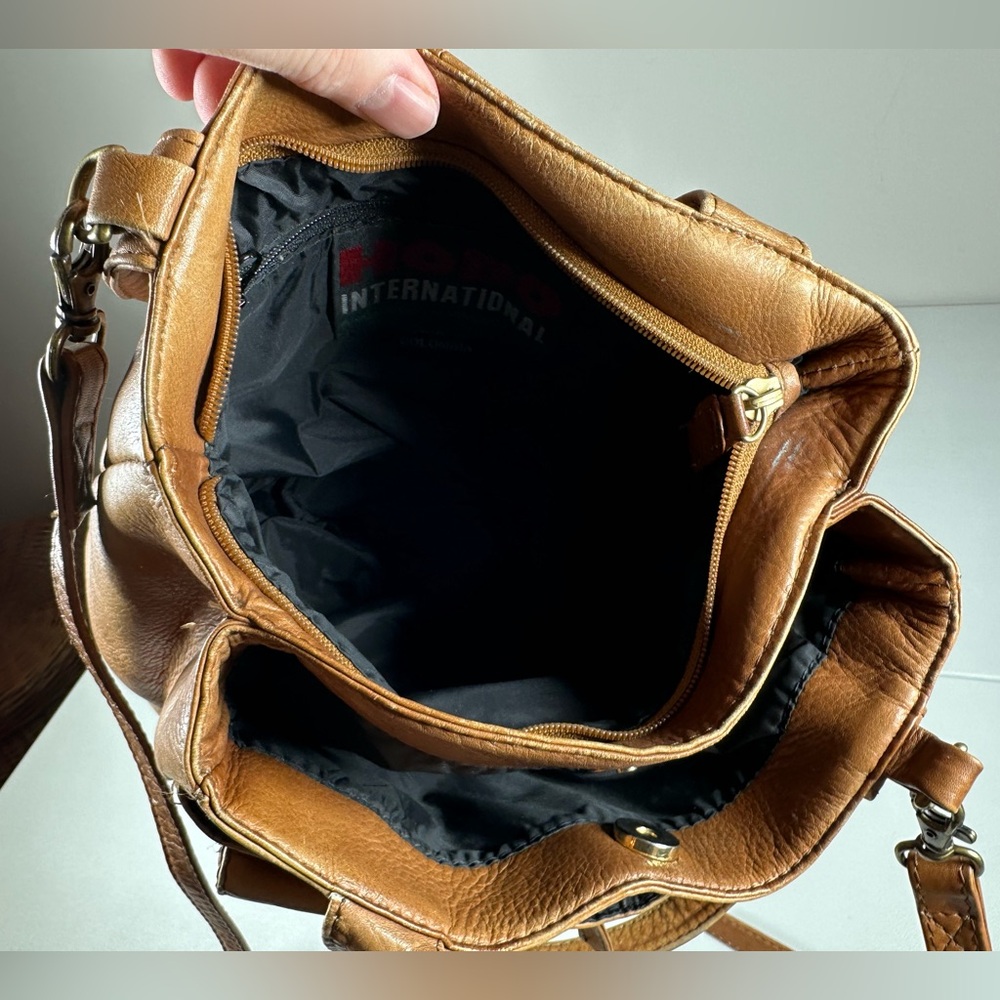Vintage HOBO International Leather Crossbody Bag - Picture 7 of 15